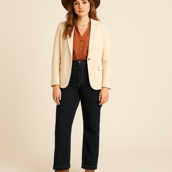 INC International Concepts Kick Flare Jeans | Size 24W | NWT - Picture 1 of 5